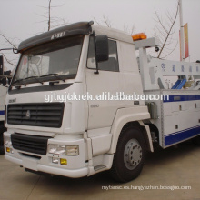 Carro del camión de auxilio de Sinotruk HOWO / vehículos del remolque de la carretera / camión de auxilio / grúa